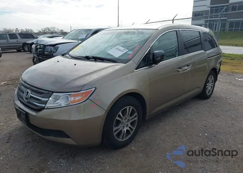 2011 Honda Odyssey Ex-L из США, поврежденный, VIN 5FNRL5H61BB077341
